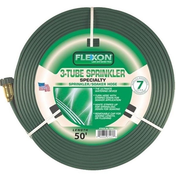 Flexon Flexon FLXFS50 Flexon 50 ft. 3 Tube Sprinkler Hose 44882671378